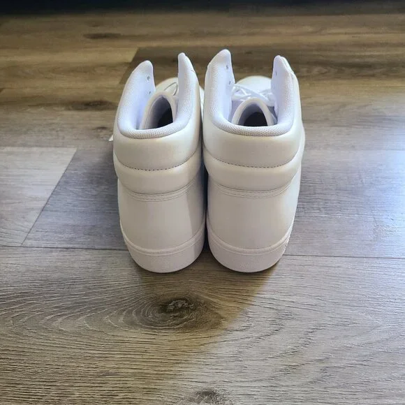 Adidas Hoops 4.0 Mid White Sneakers Classic Men Size 12 Wmn 13 - Picture 2 of 7